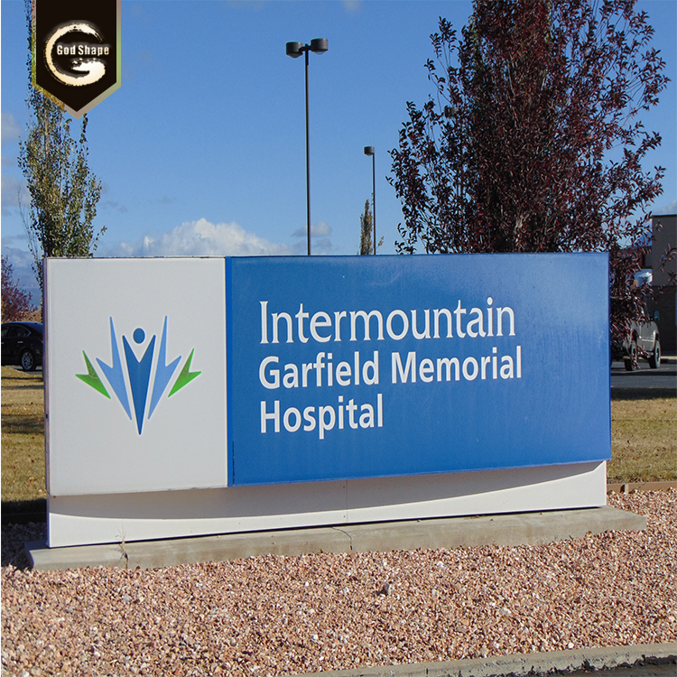 custom made led suck mould acrylic sign board illuminated indoor directional signage hospital signage