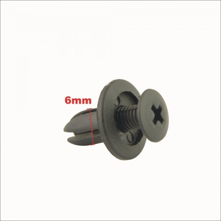 CARKING 100 Pcs Plastic Screw Panel Push Fastener Rivet Bumper Clips