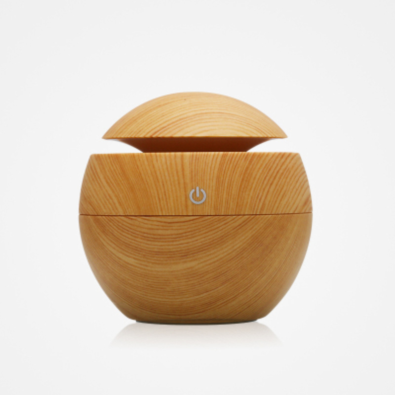 Hot Style 130ml mini wood-grain aromatherapy diffuser usb essential oil humidifier