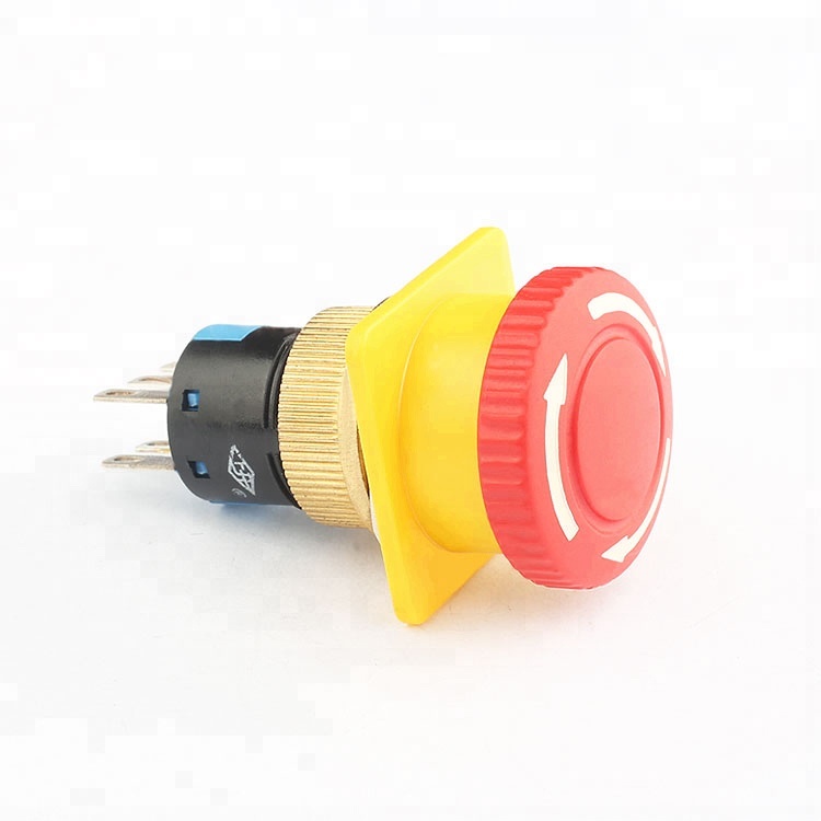 Factory price free sample 16mm push button emergency