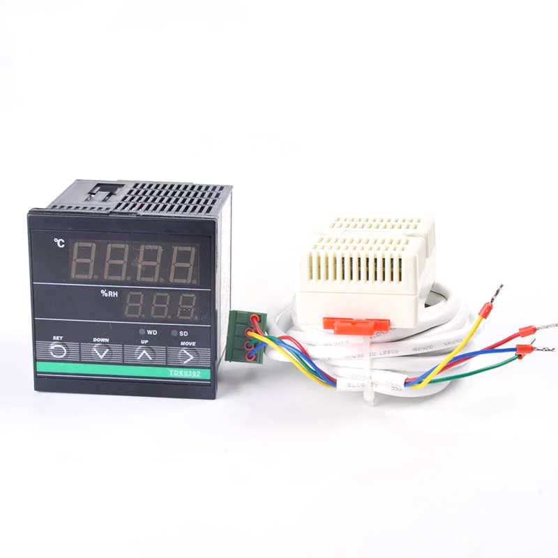 220VAC Temperature and Humidity Controller TDK0302 work with heater and cooling fan moisture controller humiture controller