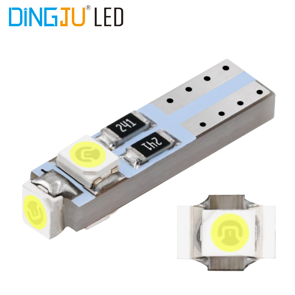 Low price auto bulb 12v 0.5w led  t10 t5 74 3smd 2835 instrument lights China Big Manufacturer Good