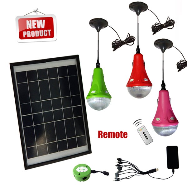 USB portable 10w complete dc solar power home light system kit for camping for home use