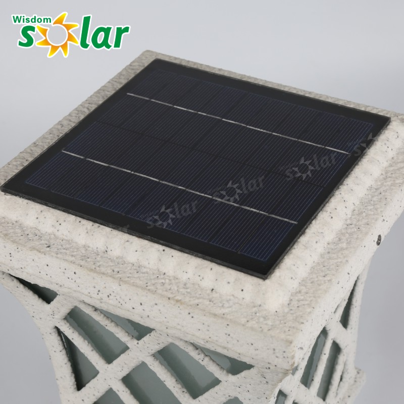 New design White/warm white led light solar pillar light for outdoor gate light models