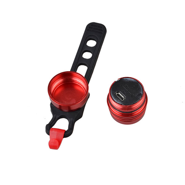 Aluminum Alloy MINI Bicycle Tail Seatpost USB Rechargeable Bike Light