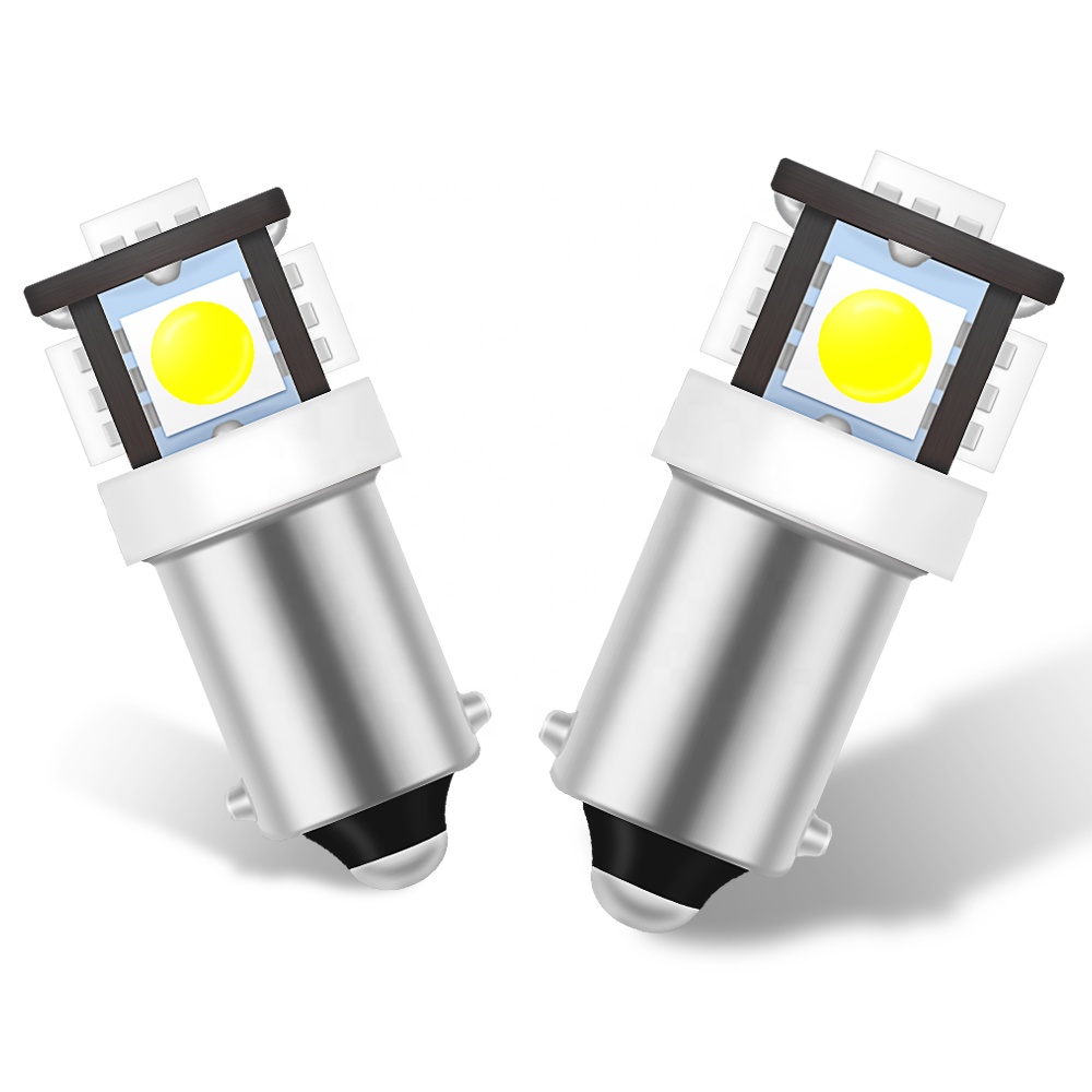 Ba15D Nvis Double Bottom Contact T-1 Based Lamp Ba9S 5 Smd-5050 Signal Lamp 3/4 Mid Flange Base Led Bulb