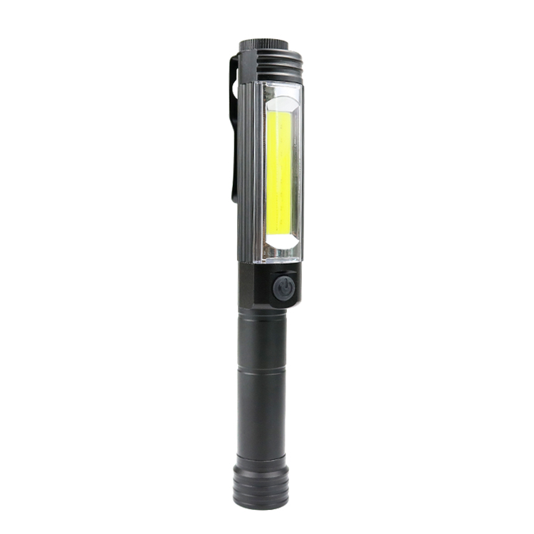 500 lumen cob pen style pocket led inspection light with magnetic base