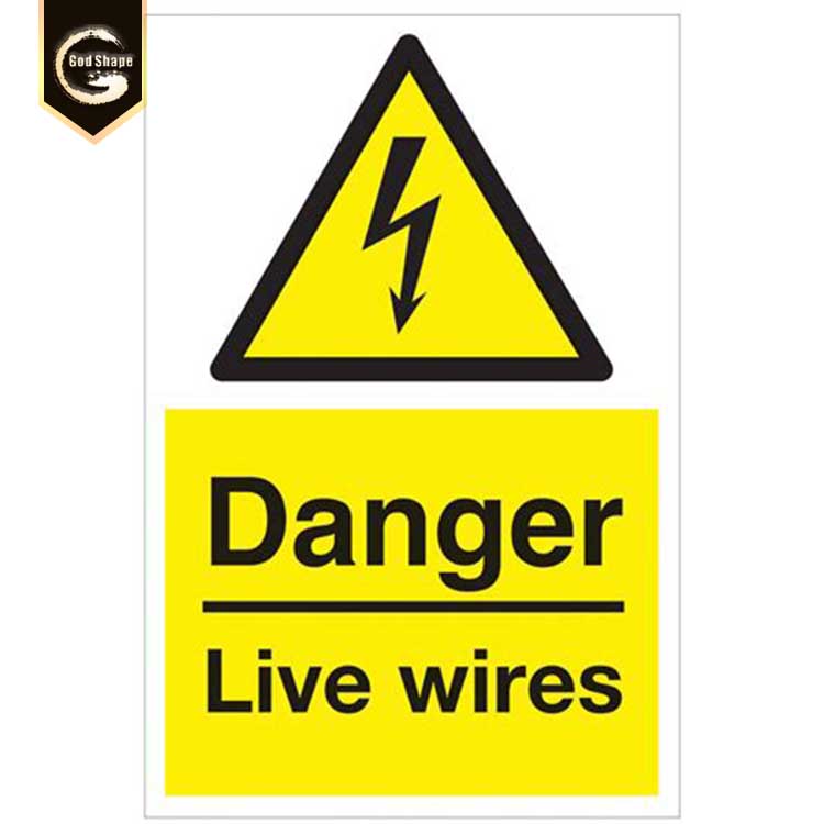GS Customize superior quality and cheap price caution stairs aluminum reflective street road warning sign