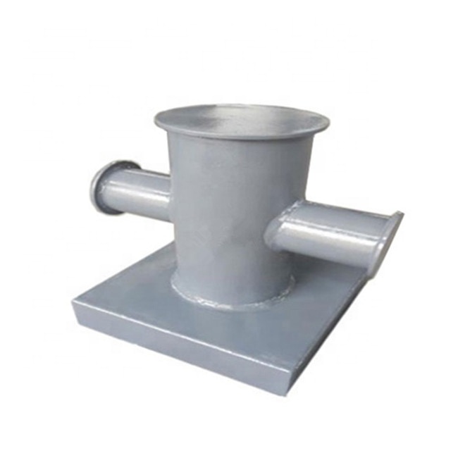 cast iron steel single cross bitt bollard for marine ship