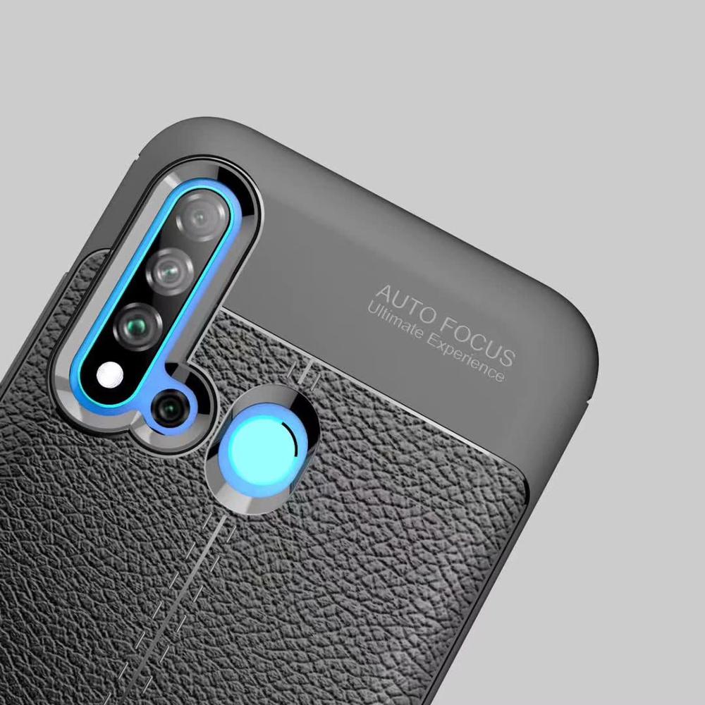 Hot Sell Litchi pattern Soft Tpu for Huawei P20 Lite 2019