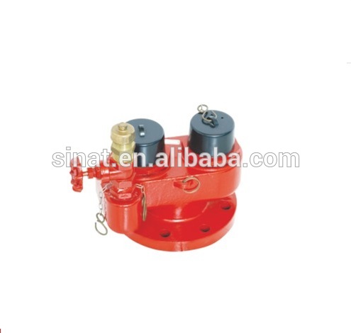 Fire hydrant 2x2.5inch BS336 2 way fire breeching inlet