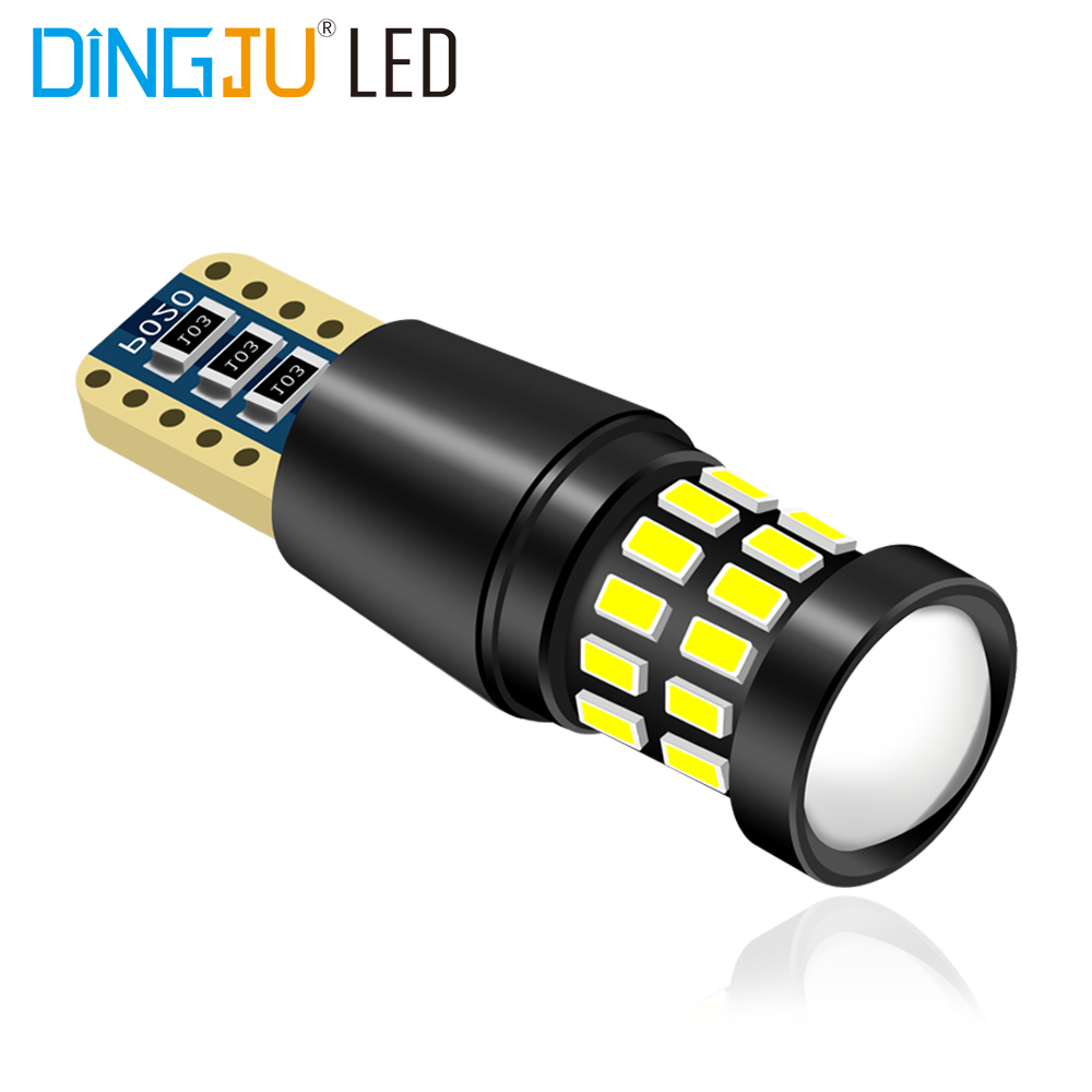 Factory supply discount price t10 194 led car light 28smd 3014 1smd 3030 canbus interior lights licence plate lamp  in China