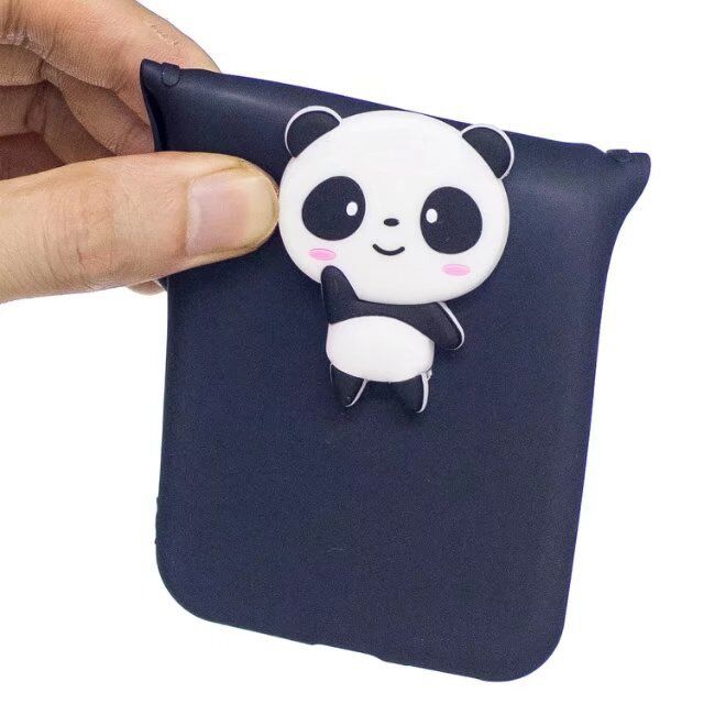 3D Doll Panda Soft Silicone Phone Case for iPhone XS Max , for iPhone XR Protective Case Cover for iPhone 8 Plus