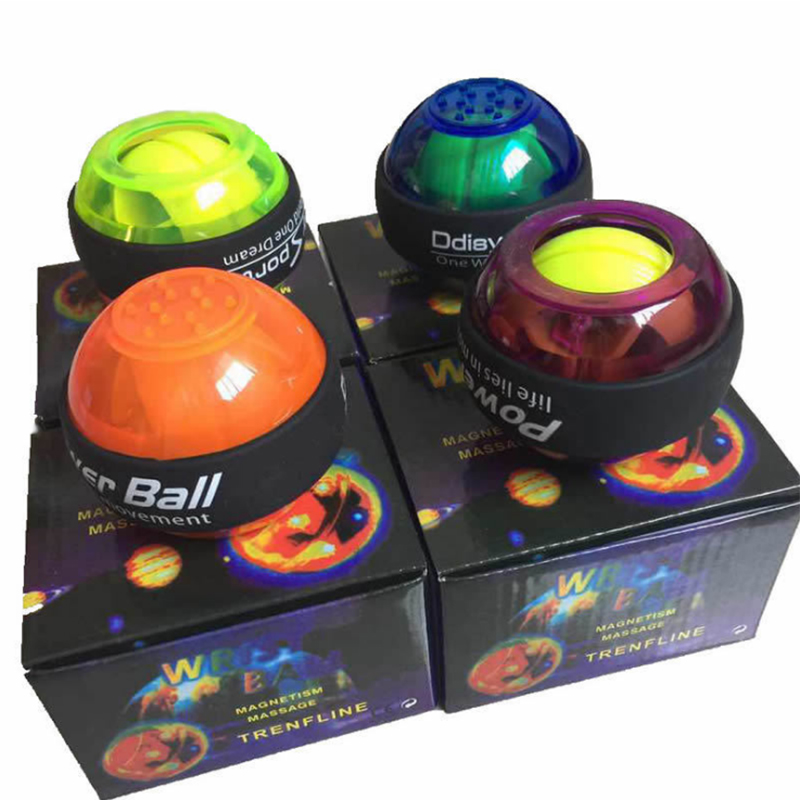 Custom Auto Start Exerciser LED Wristball Light Power Ball Gyro Wrist