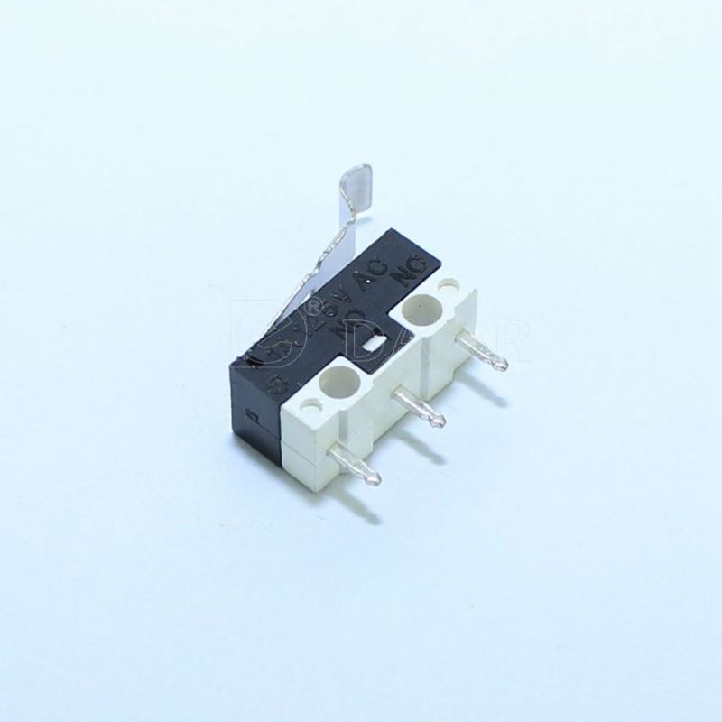 1A 125VAC SPDT Arc Lever Mini Micro Switch KW10 With PCB Terminal