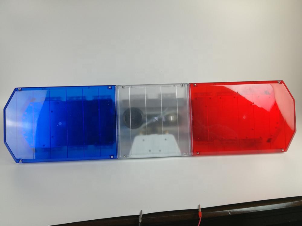 Emergency Vehicles LED Strobe Warning Light bar Police Lightbar with speaker