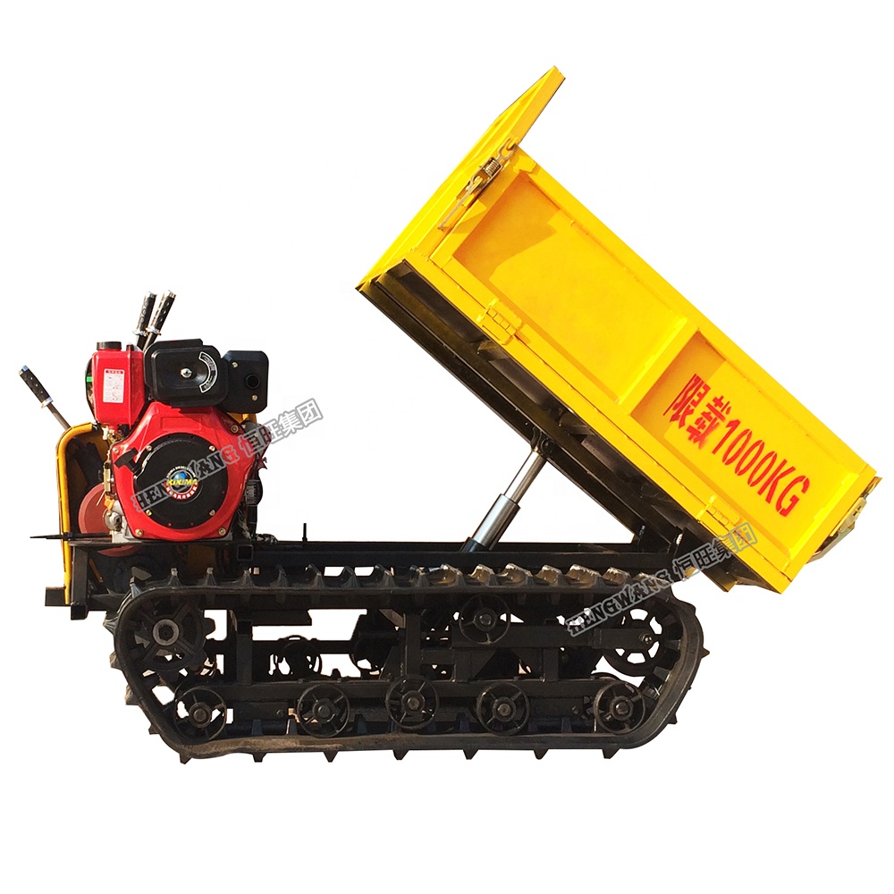 Hot Sale Palm Fruit crawler transporter mini dump truck dumper for Malaysia