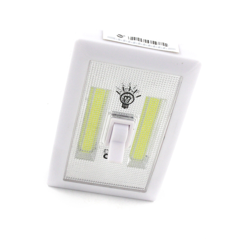 COB LED Cordless Lamp Switch Light Wall Night Battery Operated Kitchen Cabinet Garage Closet Camp Emergency Light