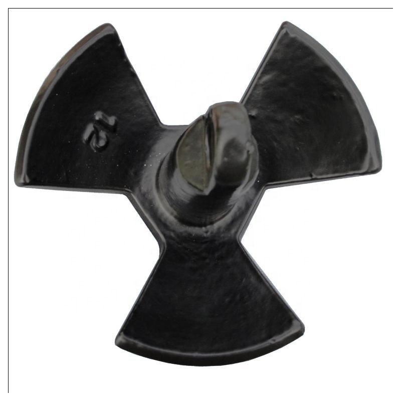 Mar-resistant Black Vinyl Coated River Anchor