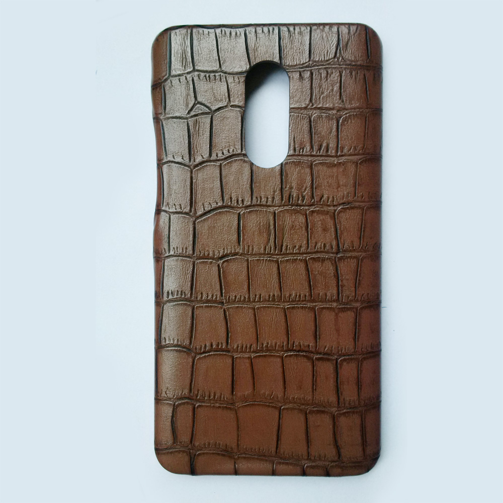 Crocodile pattern PU Leather cover For Redmi Note 4X Cell phone case