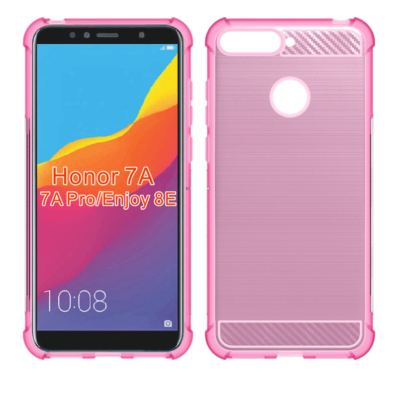 2017 New Arrival Carbon Fiber Tpu case For Huawei honor 7A brushed tpu soft cover For Huawei honor 7A