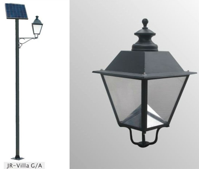 High Brightness Solar Powered Pathway Light Lamp Post with 20W LED