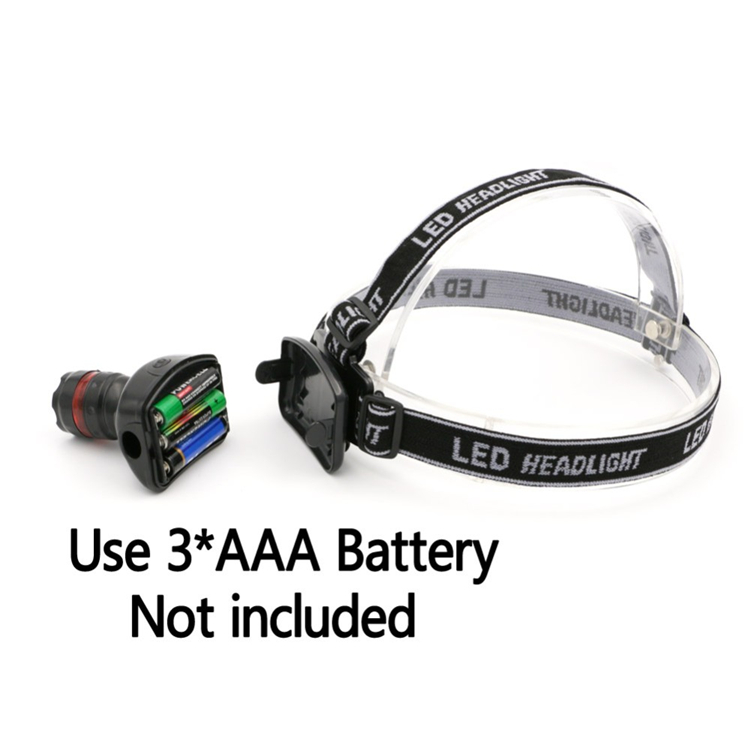 3 Modes Mini Bike Headlamp Head Light Good Quality Headlight head Lamp LED headlamp Led Torch Flashlights 3xAAA Wholesale