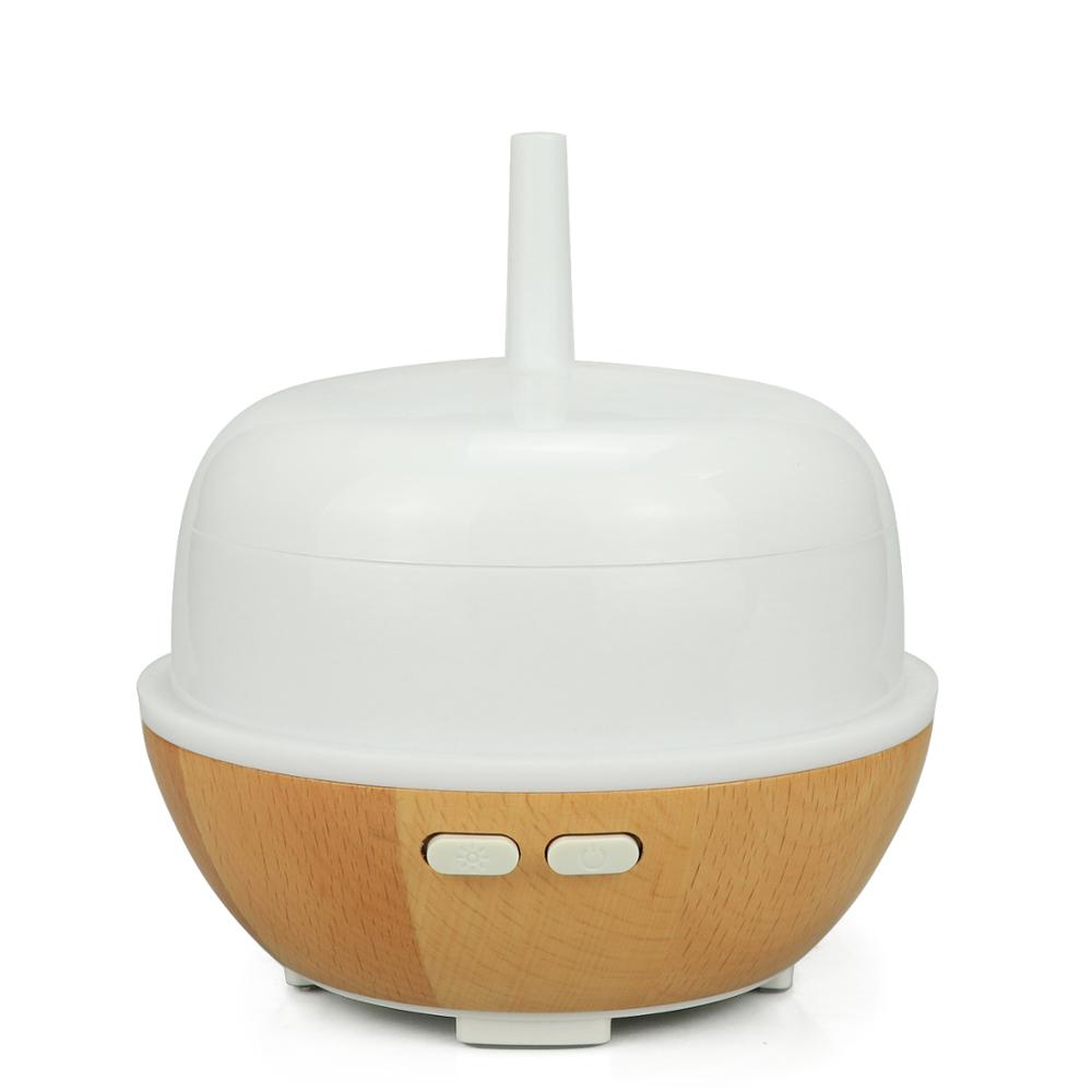 200ML Real Wood Base Essential Oil Diffuser  Glass Aromatherapy Diffuser with CE ROSH Certificate