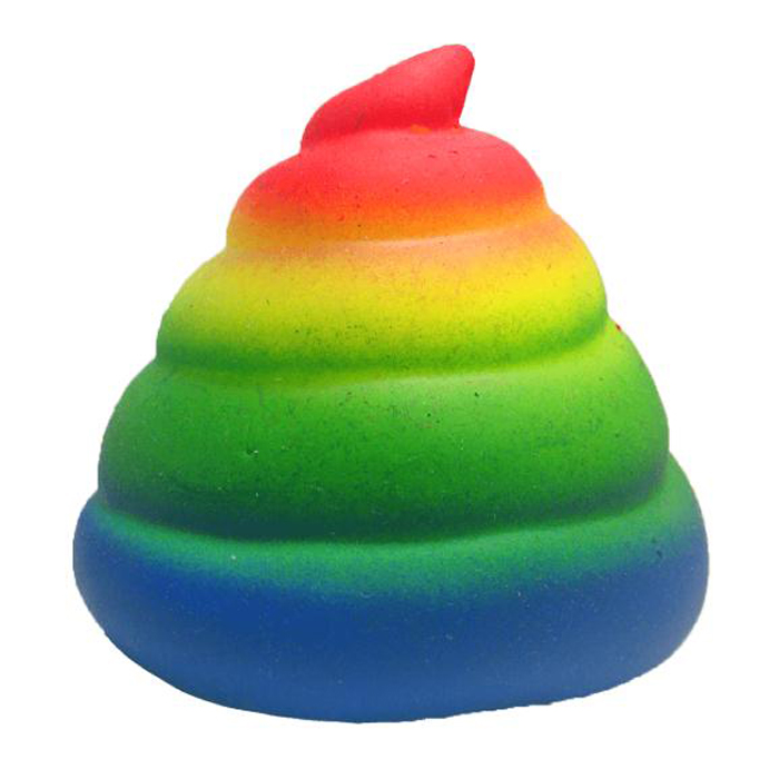 Goldmore colorful Slow Rising Squeeze Scented poop shaped Stress Relief Toys for Kids&Adults