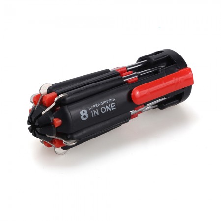 Wooden Paint multifunction screwdriver with LED lights multiuser outer package onboard portable tools