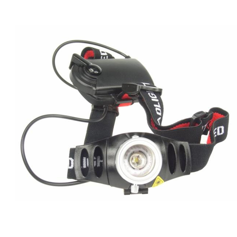 7W White LED Adjustable  focus High Power 3*AAA Aluminum Alloy LED Headlamp