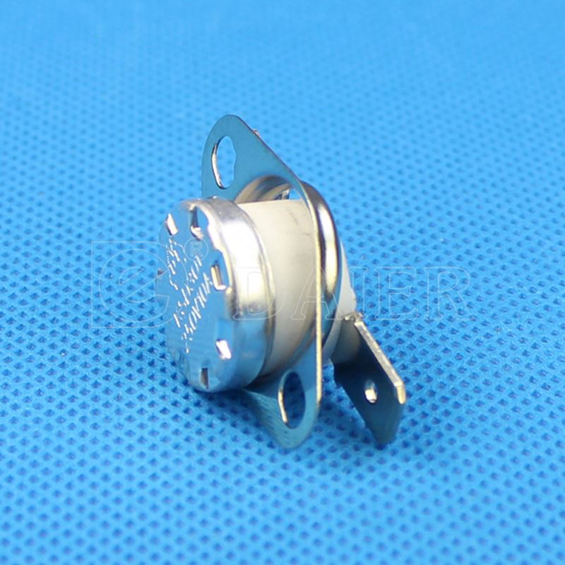 Loose Bracket Ceramic KSD 180 Thermostat With Flat Terminal