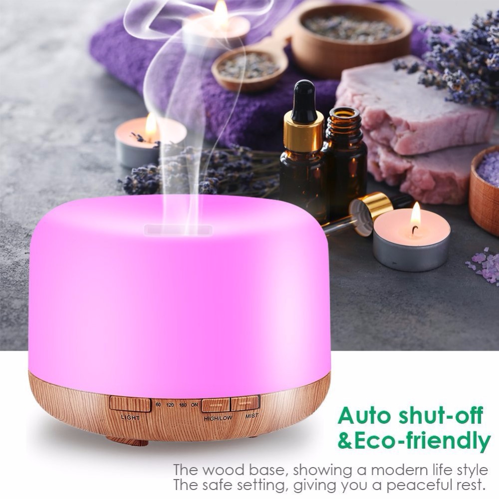 Hidly's the best quality capacity 500ml humidifier essential oil aroma diffuser for home,office and Yoga