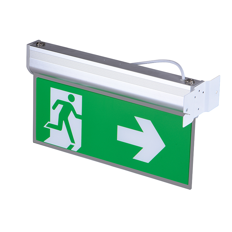 rechargeable led exit light CE ROHS SAA emergency exit light with battery back-up exit signs