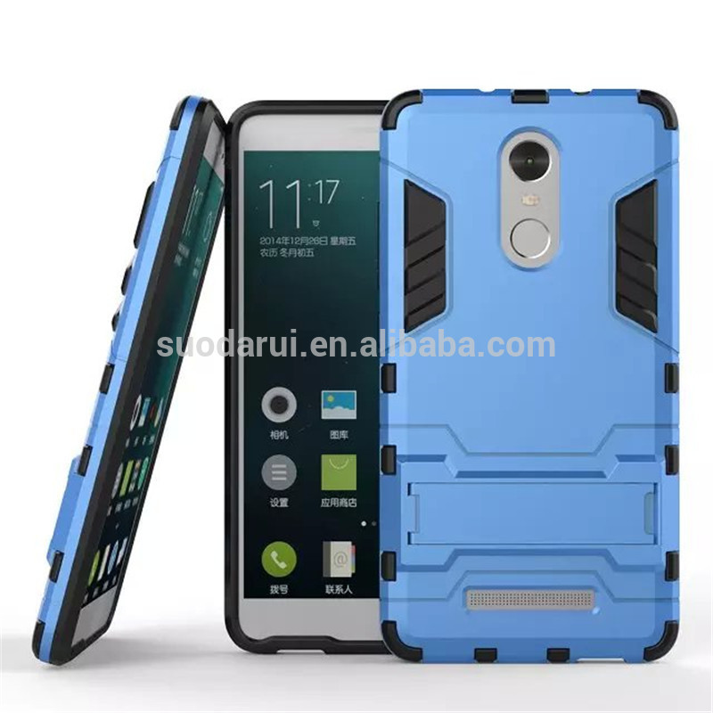 Hot sale shockproof hybrid case cover armor iron man Slim Armor TPU+PC phone case for Xiaomi Redmi Note 3
