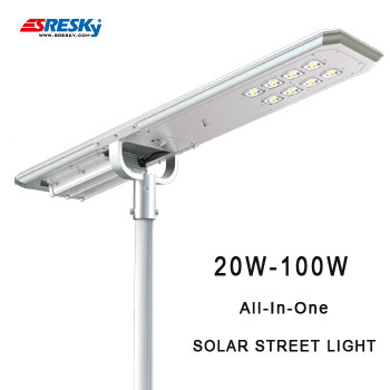 2018 newest separated solar street light with motion sensor