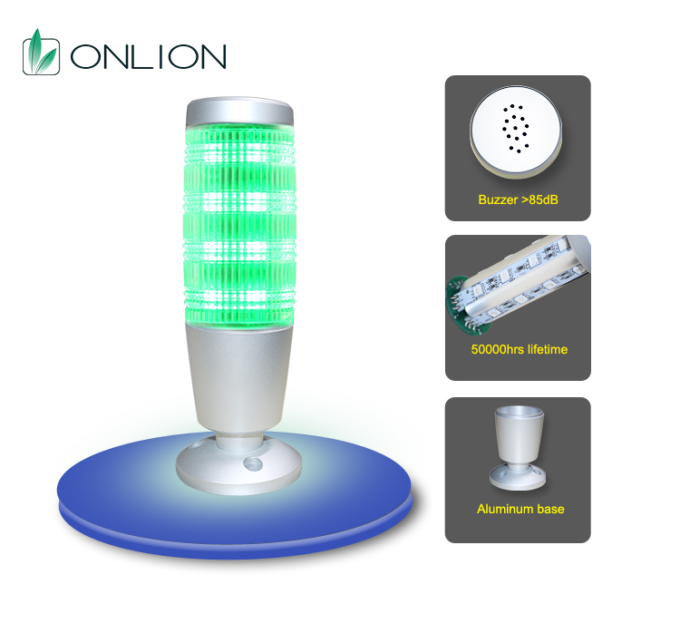 Multicolor in 1 layer Led signal tower light for Machining center