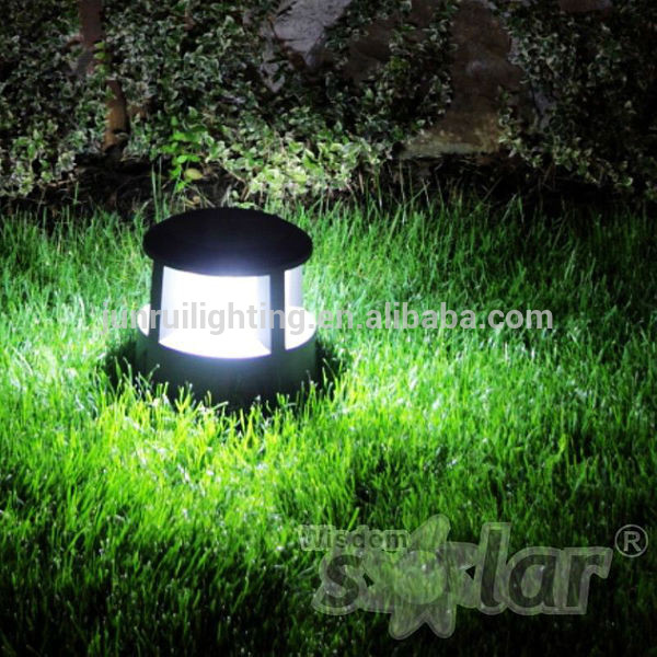 Motion Sensor Aluminum Portable Outdoor Solar Gate Post Pillar Light Solar Led Garden Path Lights (JR-CP46)