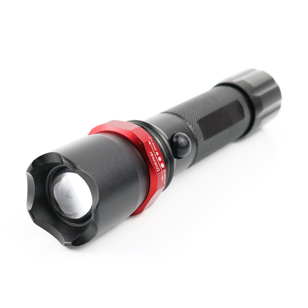 3W XPE Aluminum Powerful Long Range Tactical Flashlight Adjustable Focus  LED Flashlights Police