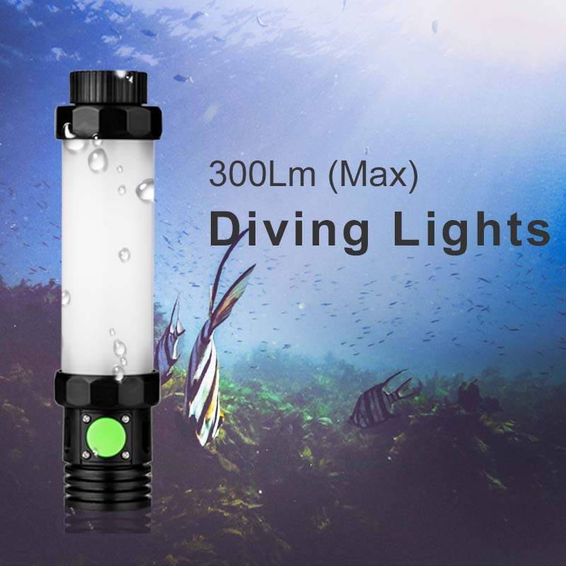 Fashion sports equipment diving product waterproof IP68 rechargeable diving torch light magnet diving torch led