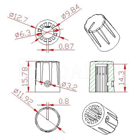 Knob(plastic knob)ABS Knob