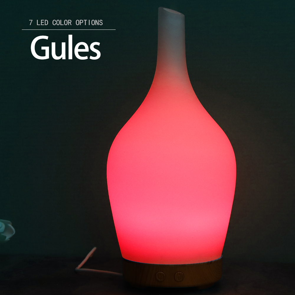 Elegant White Jade Glass 100ml Ultrasonic essential oil diffuser natural ways to relieve stress, best gifts for ladies