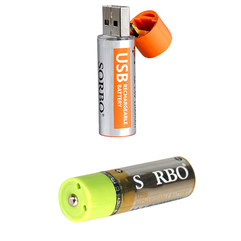 1.5 v 1200 mAh USB Rechargeable AA Battery Lithium Polymer Battery