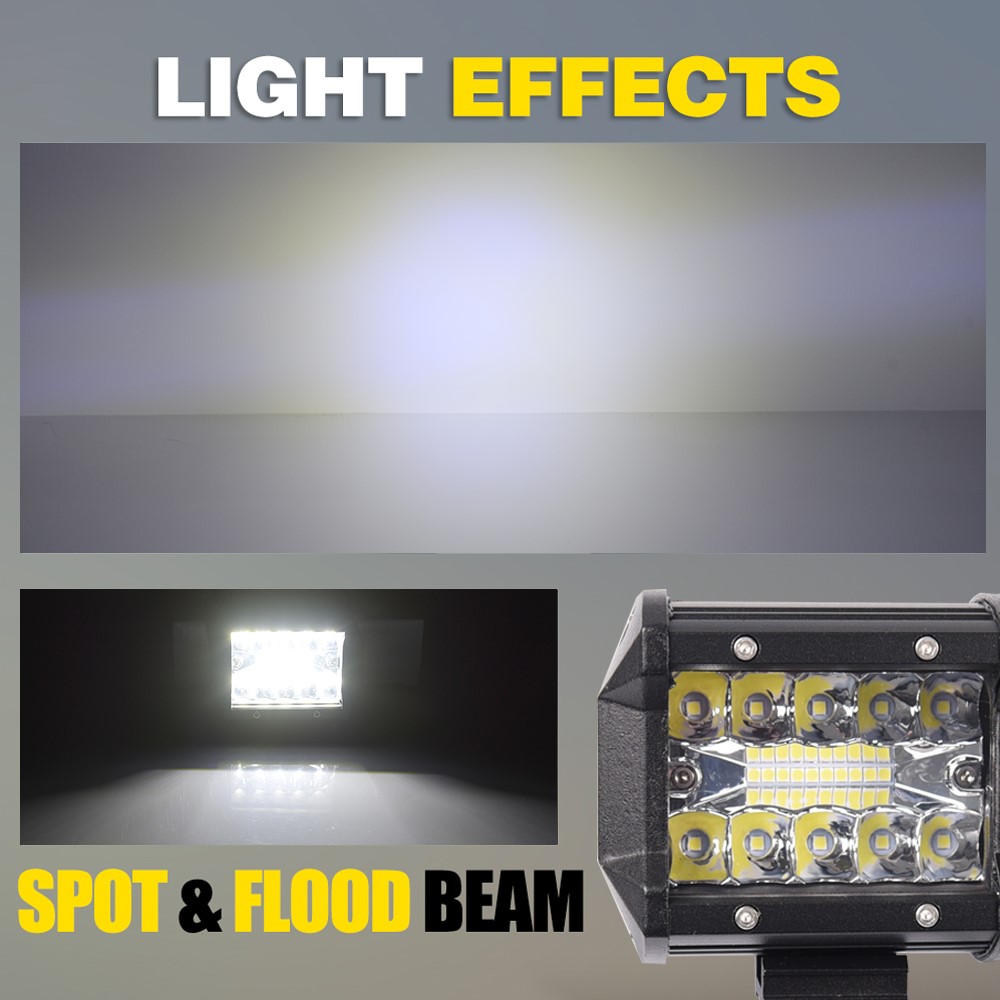 4 led work light 30w off road led lamp 30w led lamp flood  led work light 12v led car light