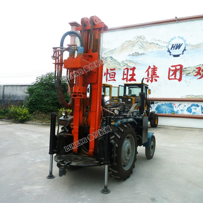 200m depth tractor mounted water well drilling machine for digging wells