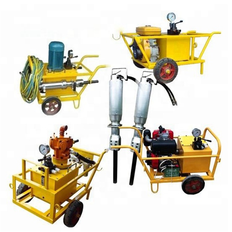 Concrete Block Splitter Quarry Stone Cutting Machine / Hydraulic rock splitter for promotion