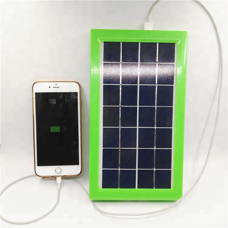 Solar panel with battery pack mobile charger solar