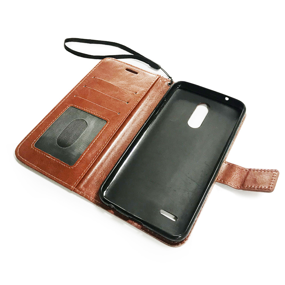 New Luxury cell phone case Book Wallet Flip leather Case for OPPO Realme C2 cover Pouch