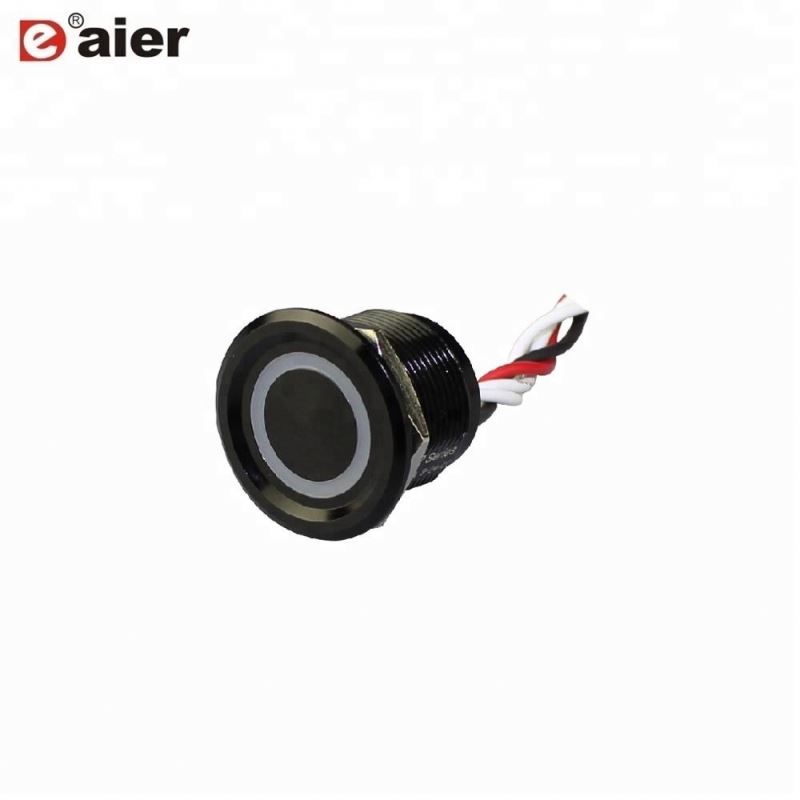 22mm Mini Wire Lead Metal Illuminated Touch Switch