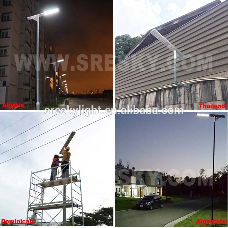 Factory price 50W Led Solar Street Light With Pole